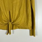 Poof! Poof New York Mustard Yellow Knit Sweater Photo 1