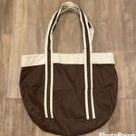 Betaseed Canvas Tote Shopper Shoulder Bag Brown Khaki Medium vintage 90s farmer Photo 1