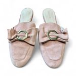 Cole Haan  Leela Bow Pink Suede Mules 10B Photo 1