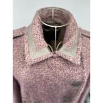 Coach  SIGNATURE Pink Boucle Wool Mohair Coat Women’s Size 10 Photo 10