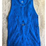 Alo Yoga  Women's Blue Cut Out Workout Tank Top Standard Size S Sleeveless Photo 0