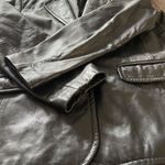 Worthington Vintage Women's Genuine Lambskin Leather Buttoned Jacket Size XL Photo 2