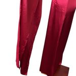 Amazon Satin One Shoulder Long Elegant Formal Evening Gown Bow Tied with Train Photo 9