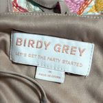 Birdy Grey  women’s size medium taupe chiffon bridesmaid dress long slit on side Photo 8