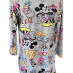Disney  Long Sleeve Gray Pajama Shirt Size Large Photo 0