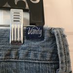 Vanity Jeans Y2K Flare Leg Size 27x35 (Actual 30x34) Low Rise BellBottom Denim Blue Photo 6