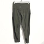 Lululemon Align Womens High Rise Jogger Leggings Size 4 Olive Green Active Yoga Photo 1