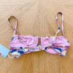 L*Space‎ Bikini Top Womens Small Rose Multi Sundazed Floral Swimwear Boho NWT Pink Photo 4