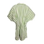 Anthropologie  The Tobie Mini‎ Shirt Dress by Exquise Large Green Stripe Photo 7