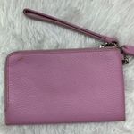 Coach  Pink Double Zipper Wristlet Photo 1