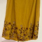 Blue Rain  Mustard Floral Midi Dress Photo 3