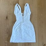 Outcast Clothing Mini Dress Tie Up Back Dylan Size M White Size M Photo 4