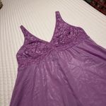Soma  Purple Lingerie Babydoll Slip Nightie Lace Mesh & Chiffon XXL Photo 11