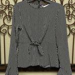 ZARA striped long sleeve top Photo 0