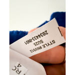 Madewell  | NWT Smocked Boatneck Tank in Brilliant Sapphire Blue | Sz S Photo 6