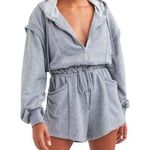 For Love & Lemons  Ellie Lounge Gray Romper Photo 0