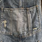 Free People NWT Baxter Denim Overall Dress Grunge Blue Size Small Photo 8