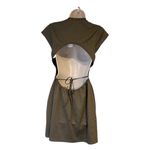 Urban Outfitters Women's Medium Olive Green Open Back Mini Dress Night Out NWT Photo 1