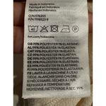 H&M H M Cream Textured Ruched Long Sleeve Mini Dress Size M Photo 4