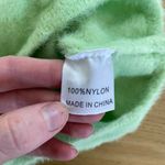 Princess Polly Bandeau Tube Top in Lime Green Fuzzy Knit Photo 4