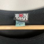 Vintage 2005 Y2K Bon Jovi Have A Nice Day band baby tee womens size large Black Photo 1