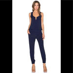 Monrow Jumpsuit Crepe Jogger Sleeveless V Photo 13