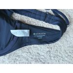 Athleta Black Twist Front Tankini Swim Top 36 B/C Built-In Bra Swim Vacation Photo 3