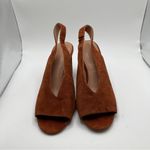 Madewell  The Alana Slingback Sandal Maple Syrup Suede size 6.5 Photo 3