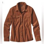Patagonia Women’s Sz 2 Long-Sleeved Micro Cord Shirt in Orange Photo 0