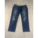 Paige Women's Blue Jeans Size 27 Jimmy Jimmy Crop Dark Wash Photo 3