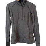 Lululemon  Think‎ Fast Heathered Herringbone Pullover Lightweight Zip Up Jacket 6 Photo 0