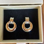 Elodie  Silver Circle Knot Earrings Photo 1