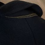 Loewe Black  wool military cape Photo 11