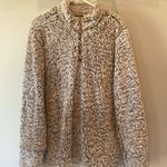 Weatherproof Gray Sherpa  brand pullover zip front /pockets Photo 0