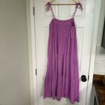 American Eagle Purple Tiered Midi Dress Size XL Photo 1