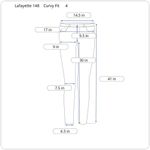 Lafayette 148 NEW YORK White Curvy Fit Women's Jeans Photo 2