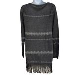 White House | Black Market Embellished Gray & Silver Knit Sweater NWT $99 Small Photo 6