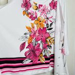 Quacker Factory 2 Piece Set Floral Tank & Cardigan Women’s Plus Size 3X White Photo 3