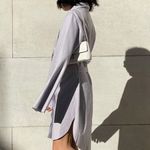 Apparis frida vegan leather mini shirt dress in lilac Purple Size XS Photo 1