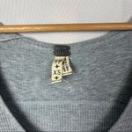 Free People  We the Free Light Gray Malibu Thermal Long Sleeve XS Photo 3