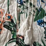 Women’s Floral Maxi Dress 3/4 Sleeve Empire Waist Button Front V Photo 9