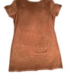 Vtg Womens Large Brown Corduroy Short Sleeve T Photo 4