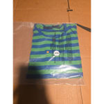 Catalina Vintage Shirt Womens Medium Blue Green Striped 70s 80s Photo 5
