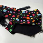 Sanrio Hello Kitty Black Colorful Rainbow Knit Rectangle Scarf Cute Back to School 2007 Photo 6