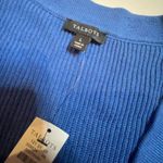 Talbots GIRLFRIEND CARDIGAN DIP DYE Ombré Blue Shades Size Large A10 Photo 5