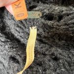 Free People Button Collar Sweater Dress Gray knit wool blend warm size small Photo 8