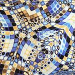 Evolution and creation  Blue Mosaic Crop Leggings Size Medium Photo 5