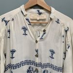 Jen's Pirate Booty Jen’s Pirate Booty Mckinley Top in Laurel Canyon White Blue Flowers Small Photo 6