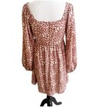 Very J  Tell It Like It Is Mini Dress Square Neck Color Rose Size Medium Boutique Photo 1