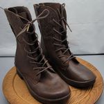 Jambu Encore Hemlock Brown Vegan Leather Felt Floral Embroidered Winter Boots 9 Photo 5